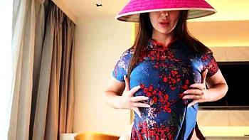 From desire to reality - exotic Asian wish with meaty