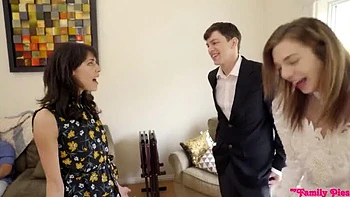 Step Sister Blowjob & Doggy Style Sex - Tiffany Watson Fucks Step Brother In Doorway