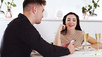 Enjoyx featuring Paola Hard and Jimmy Bud's big cock sex