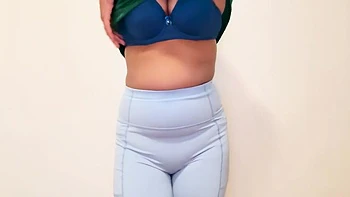 Baby Doll - College Indian After Gym Having Fun Undressing And Showing Off Her Anal