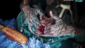 Gapes And Prolapse Tattooed Girls Anal Masturbation Gets Squirts And Metal Toy