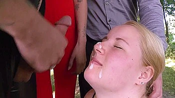 A Walk With The Slave Outdoors In Public Parc