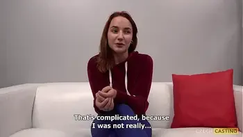 czech casting Lili Sommer red-head