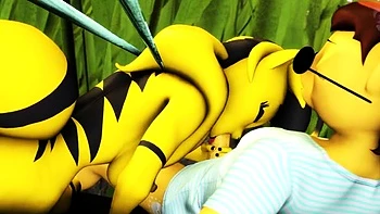 Foxy 3D Superwoman bounces up and down on a cock