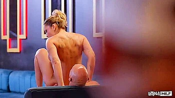 Tanned Milf Gets Her Shaved Cunt Plowed With Christian Clay And Kenia Music