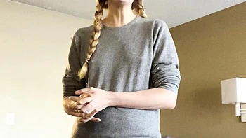 Lovely Blonde With Tight Pussy Masturbate Solo