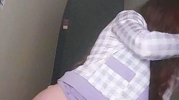 Amateur blondie solo anal masturbation