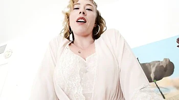 Desirable female at vibrator clip