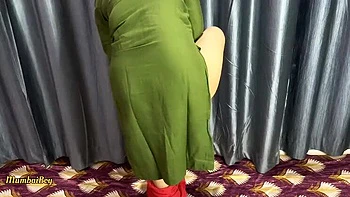 Desi Step Aunty Fucked Hard By Neighbor - Hindi Sex Talk & Big Nipples