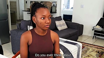 Bubble Butt Ebony Teen Pussy Pounded