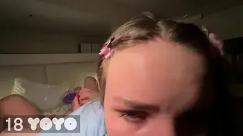 PRACTICING SEX SCENE WITH STEP SISTER