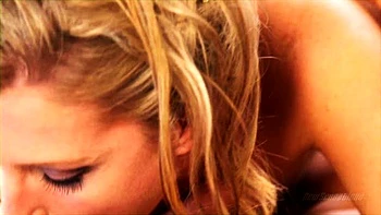 Dirty blonde getting her wet pussy fingered and licked