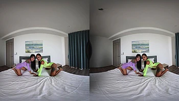 Horny Asian Threesome Hardcore Dick Pump