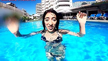 Argentinian Slut Is Picked Up From The Swimming Pool And Fucked In Her Hotel Room