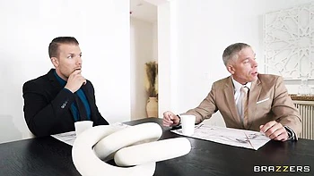 Tireless Ryan Conner at office trailer