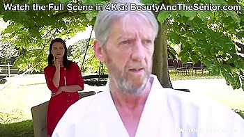 Shana Bas Gets Turned On By Old Karate Sensei