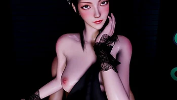 3D Kleine Asiatische Babe nackt hart gefickt