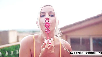 Belly Down Sex With Tattooed Blonde