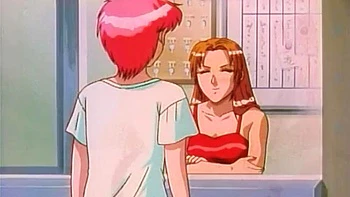 Жёсткая милфа-полицейская в аниме порно