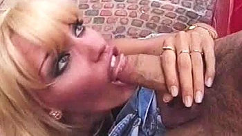 Anita Blond bläst, fickt Doggy & Cowgirl