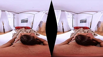 Adirah suce et chevauche en cowgirl dans un VR sexy