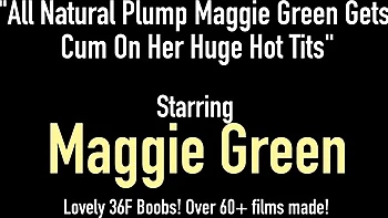 Maggie Green rubia tetona follada en POV con culo enorme