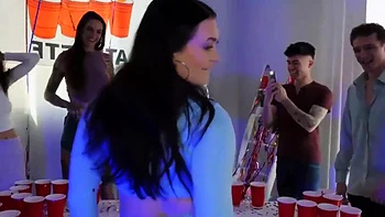 Damn, She Loves Rough Anal & DP Party!