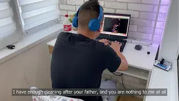 Stepson took advantage of the helplessness of Stepmother stuck under the bed