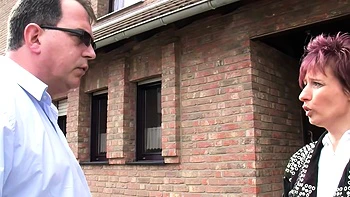 German Milf Fucked Hard on the Street