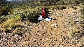 Caperucita Ebony follada y corrida por gran BBC