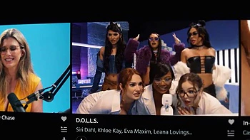 MILF chaude en DP avec le gode-ceinture d'Adira et son mari