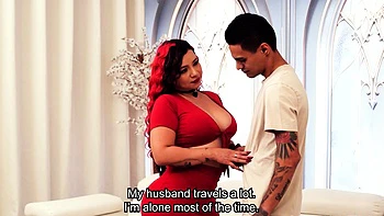 Девушка-доставщик Харли Розембуш сосет и трахается в догги