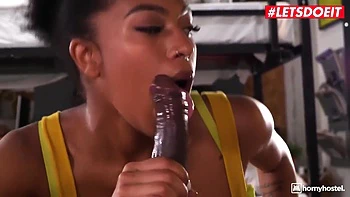 Ebony Tina Fire's Huge Boobs Get Anal Assfucked