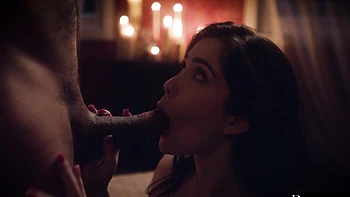 Эвелин Клэр жестко трахнута огромным черным членом