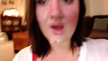 BBW amateur suce une grosse grosse bite et grosse chatte