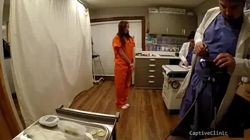 Private Prison Caught Using Inmates For Medical Testing & Experiments - Hidden Video! Watch As Inmate Is Used & Humiliated By Team Of Doctors - Donna Leigh - Orgasm Research Inc Prison Edition Part 1 of 19 Reup