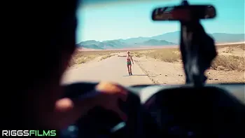 FIT KITTY GETS A CREAMPIE IN THE DESERT