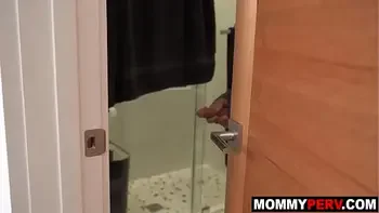 My hot stepmom caught me masturbating