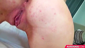 Shy Aussie Blonde Took Big Cock Creampie To The Limit