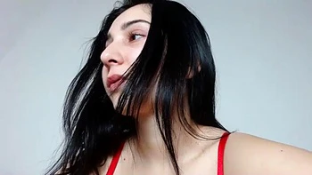 Brünette mit Fußfetisch Solo-Show