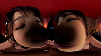 Bruneta fodida de missionário com boquete VR