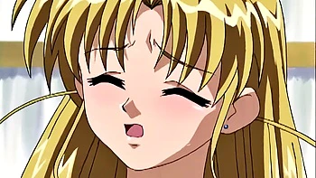 Blonde anime hentai chupando y follando duro