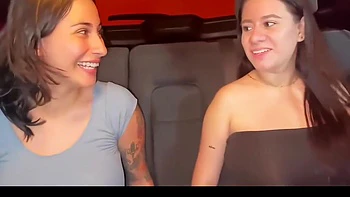 Pregnant Girl Ends Up Having Sex With Her Friend And A Neighbor Who Picks Them Up In A Park