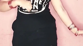 Baile desnudo solitario de Bhabhi desi