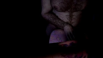 Zorra 3D con tetas gigantes y tatuaje perfecto