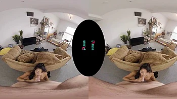 Baiser en VR 3D avec bondage sur OnlyFans