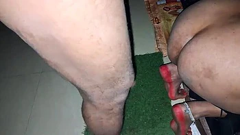 Hairy Indian Aunty Shonaa Yadav Twerking in Bodystocking - Desi Wife Role Play