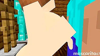 Дженни Аддикшен трахает сзади в 3D анимации от первого лица