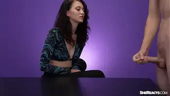 Watch me Jerk off in front of Porn Girls