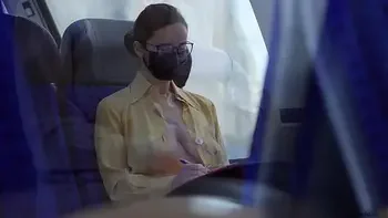 business - slave wife - braless and downblouse in public